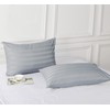 100% Egyptian Cotton Pillow Protectors Set of 2, 600 Thread