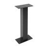 27“ Mailbox Post Black Carbon Steel Mailbox Posts for Outside,Heavy