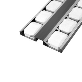 Folocy 18" X 5-1/2" BBQ Grill Briquette Tray Heat Plates Shield, Replace Viking OEM 032370-000, BBQ Gas Grill Replacement Parts for VGBQ33002RENS, VGBQ33603RESS, VGBQ53024, VGBQ55424, VGIQ542241NSS