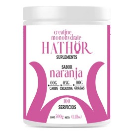 Creatina Monohidratada Heragen 500g Sin Gluten Sabor Naranja Deportivo                                                                                