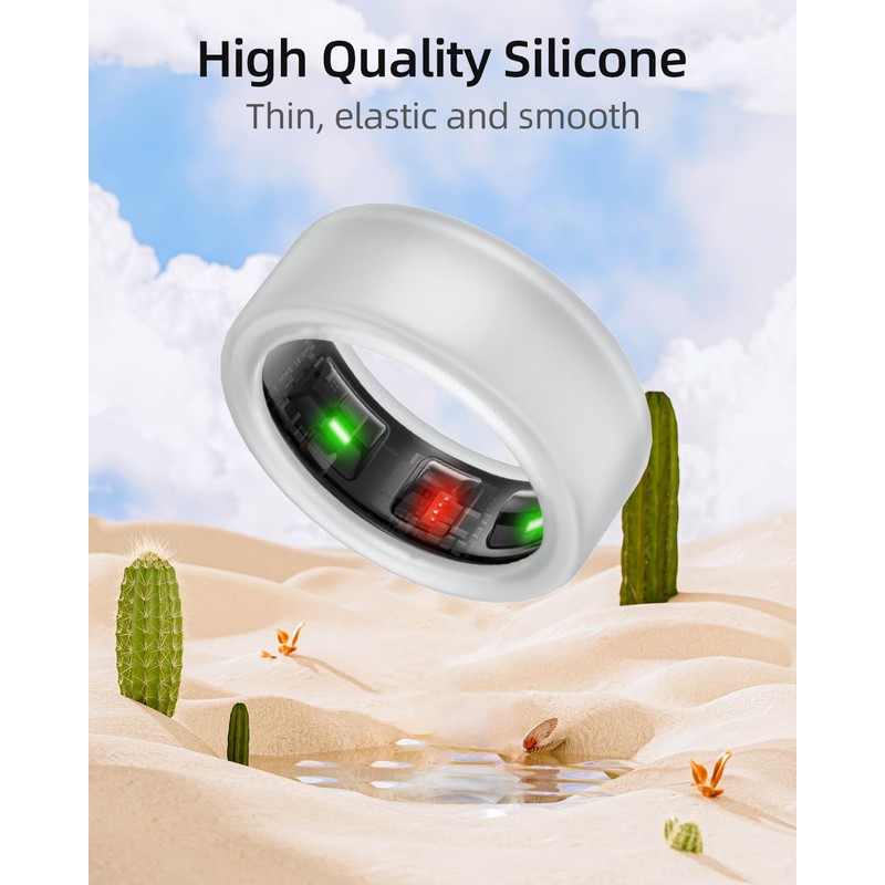 BandSmith Silicone Ring Protector, Elastic Case for Oura Ring Gen