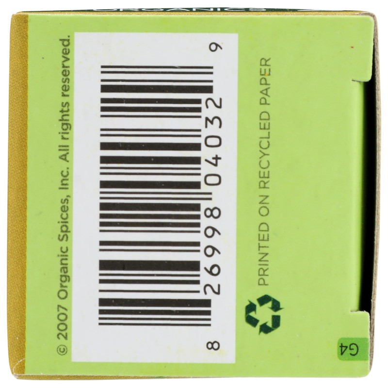 Spicely Organic Cumin Seeds Whole 0.50 Ounce ecoBox Certified Gluten