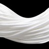 Trimming Shop 2mm Wide White Nylon Braided Cord for Gear