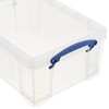 Really Useful Box 9 Liter Plastic Stackable Storage Container with