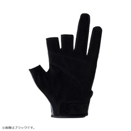 Daiwa DG-6423 Quick-Drying Gloves, 3-Piece Cut, Green Camo, XL