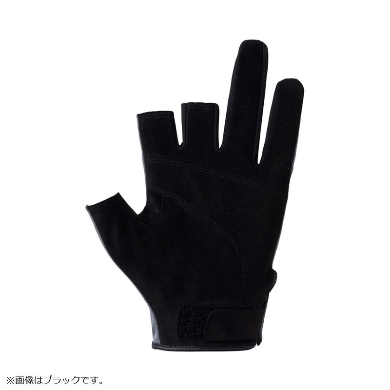 Daiwa DG-6423 Quick-Drying Gloves, 3-Piece Cut, Green Camo, XL