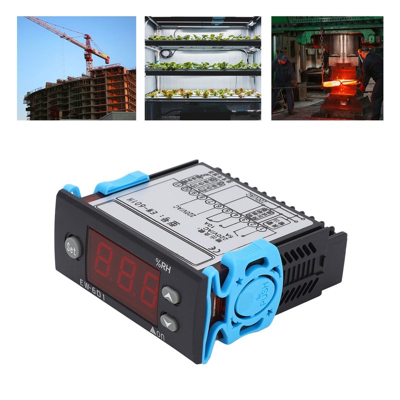 Humidity Controller Single Digital Display Intelligent Control Switch with Alarm