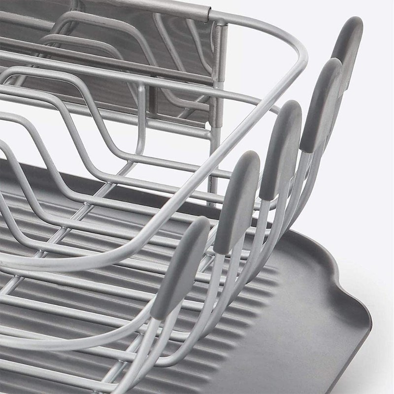 KitchenAid Compact, Space Saving Rust Resistant Dish Rack, with Angled
