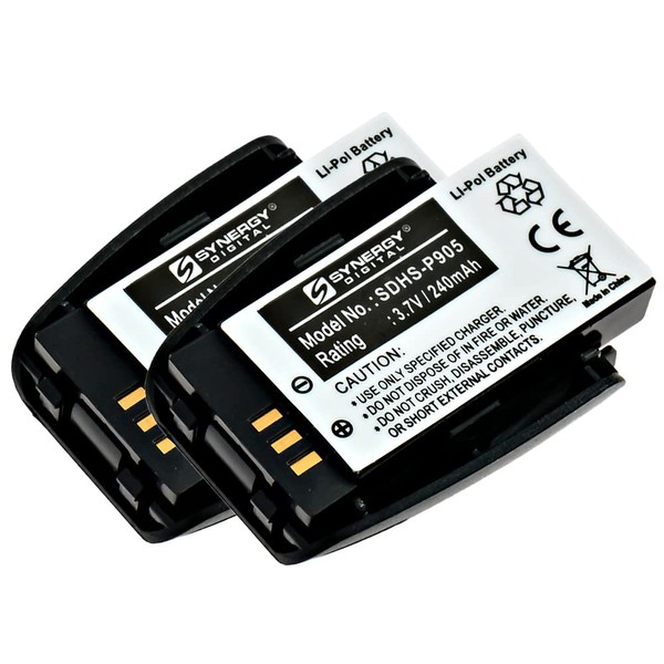 Synergy Digital Wireless Headset Batteries, Compatible with Plantronics TL7912 Wireless