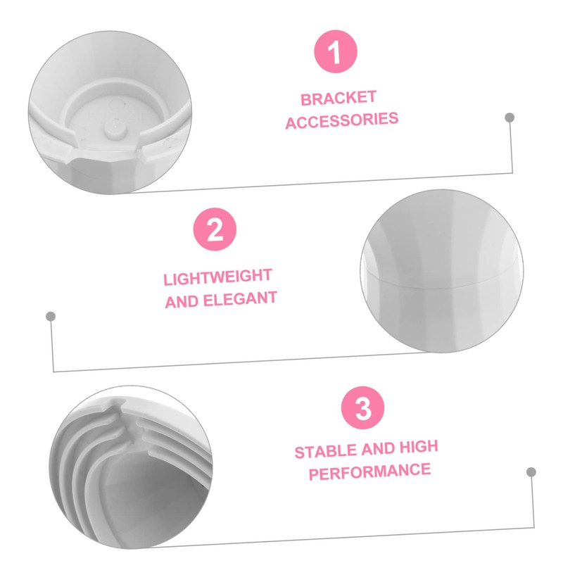 Mikinona Tabletop Speaker Holder for Desktop Speaker Stand with Wire