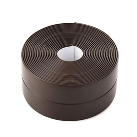 DEVILMAYCARE Tape Caulk Strip Seal for Toliet Bathtub, Sink, Kitchen, Wall Edge, Self Adhesive Corner Liner 126''x1.57'' (Brown)