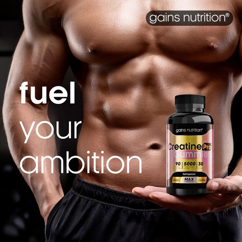 GN Creatine Pro Gummies | 90 Chewable Creatine Gummies for