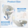 EAU63103302 Refrigerator Condenser Fan Motor Assembly Fits for LG Kenmore,Replacement