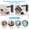 flintronic 2 Pcs Vacuum Suction Cup Hooks, Waterproof Reusable Heavy