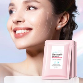 Niacinamide Whitening Mask Against Pigment Spots, Brightens Pigment Spots, Reduces Wrinkles & Refines Pores, Niacinamide Brightening Face Mask for All Skin Types, Radiant Complexion