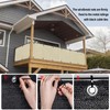 DVAURLIAN Balcony Privacy Screen with Ties – Heavy Duty HDPE