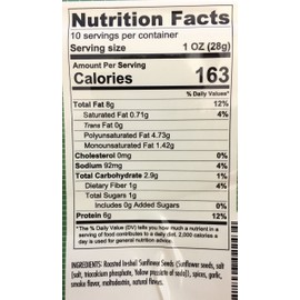 Smoked Jalapeno Flavored Sunflower Seeds - Seasoned and Roasted in Shell for a Bold Taste - 8 oz.