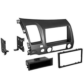 CACHÉ KIT16 Bundle with Car Stereo Installation Kit for 2006 – 2011 Honda Civic – in Dash Mounting Kit, Antenna, Harness for Double Din or Single Din Radio Receivers (4 Item)