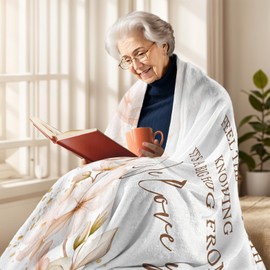 NANISKA Mema Gifts, Gifts for Mema, Mema Birthday Gifts, Mema Blanket 60" x 50", Mema Gifts for Grandma, Mema Gifts from Grandkids/Grandchildren, Gifts for Mema Mother's Day, Mema Gifts for Christmas