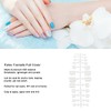 Brrnoo 240 Uñas Postizas de los Pies, Cubierta Completa, Multiusos,
