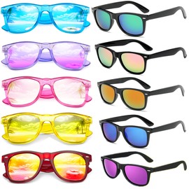 FSMILING Rectangular Vintage Party Glasses Festival School Party Goody Bag Girls Birthday Party Beach Pool Party