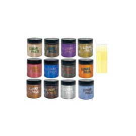 Simon Hurley Lunar Paste Bundle - Complete Collection 12 Color Jar Simon Hurley Lunar Paste Bundle with Trebbies Detail Sticks - Collection 2