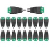 Aiqeer 10 Pairs RCA Connector Adapter Set, RCA Male Plug