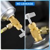 R600A R290 Self Sealing Can Tap with Refrigerant Tank Adapter,