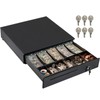 Volcora 16'' Cash Register Drawer w/ 5 Bill 6 Coin