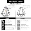 Giggi Giggi Black Ceiling Light Wire Basket Metal Basket Pendant