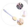 Healvian 2pcs Daily Use Handle Shower Brush Ergonomic Exfoliating Bath