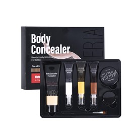 VANERIA VANERIA Body Concealer Set, Tattoo Cover-Up Makeup, Waterproof & Long-Lasting for Tattoos, Scars, Blemishes, and Vitiligo 283 g