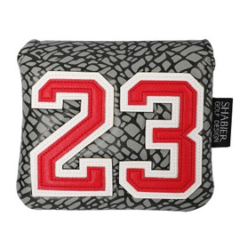 SHABIER Golf Large Mallet Headcover with No23 Design for Golf Putter Club