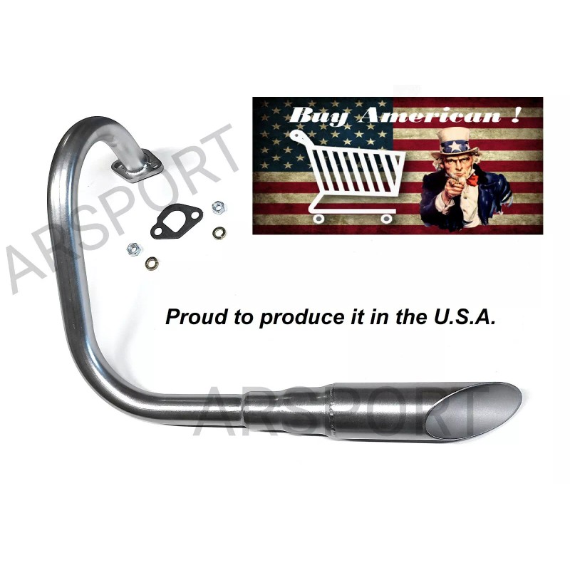 ARSPORT Exhaust Pipe Header For Predator 212 / 224cc, Most