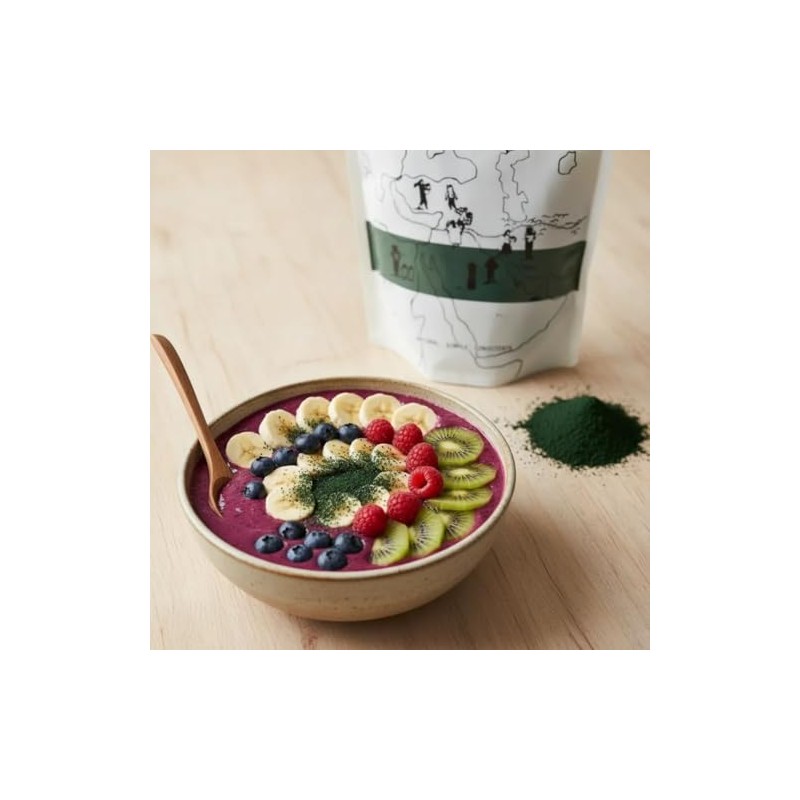 NEGRO MOSTAZA Espirulina en Polvo - bolsa de 500gr