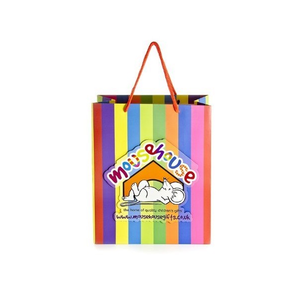 Mousehouse multi coloured gift bag