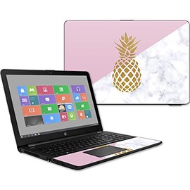 Mightyskins Skin Compatible with Hp 15t Laptop 15.6" (2017) - Pretty Pineapple | Protective, Durable, and Unique Vinyl Decal Wrap Cover | Easy to Apply, Remove, and Change Styles | Made in The USA