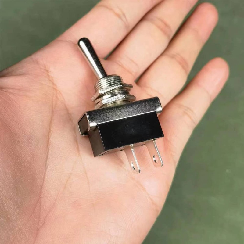 KILIGEN Metal Toggle Switch 25A 12VDC/15A 24VDC/10A 250VAC/15A 125VAC SPST