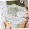 SHOWERORO Bassinet Cover with Zipper Lightweight Crib Tent for Sleeping