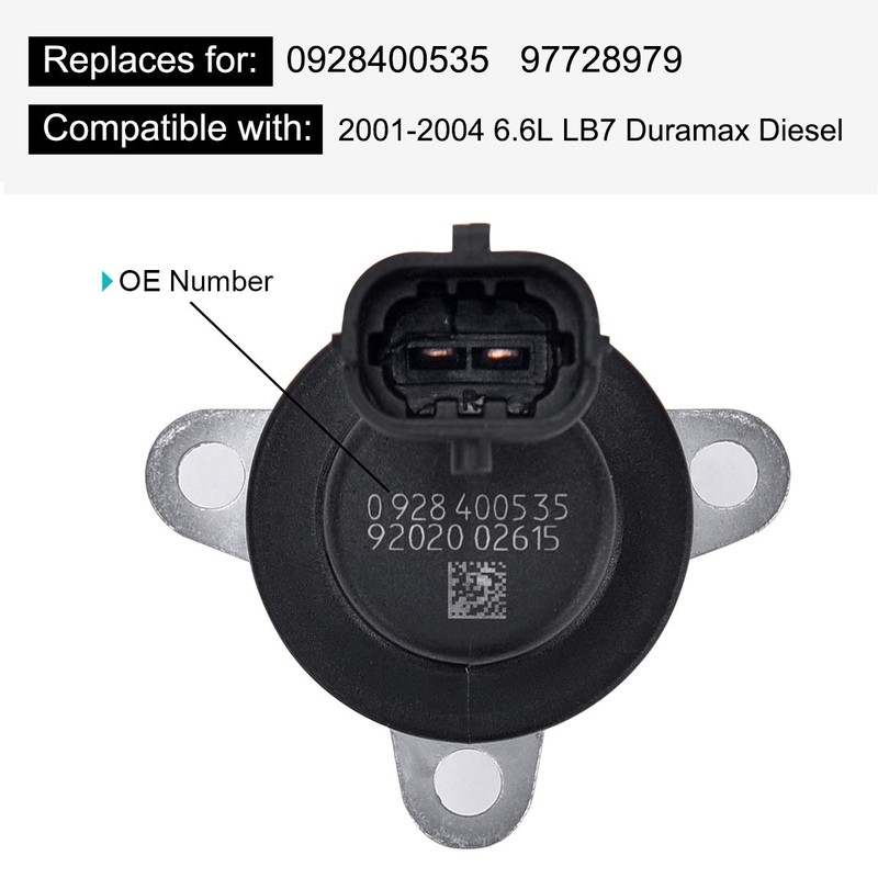 EVIL ENERGY 0928400535 Diesel Fuel Pressure Regulator Compatible with 2001-2004