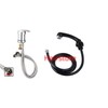 MISCELATORE LAVABO LAVANDINO UNIVERSALE COMPLETA DI 2 TUBI FLESSIBILE PER