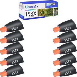 USUPERINK W1530X Compatible Toner Cartridge Replacement for HP 153X Black Toner Reload Kit use for Laserjet Tank 2504dw, Laserjet Tank MFP 2604sdw(10 Pack)