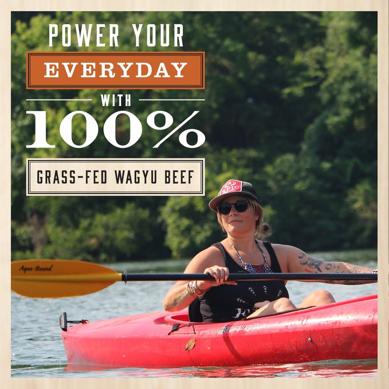 EPIC Snack Strips, Wagyu Beef Steak, Grass-Fed and Paleo Friendly,