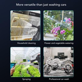 Electric Car Wash Foamer, 600Mah Rechargeable Car Wash Foam Sprayer, Auto Foaming Car Washer Foam Dispensers 1.5L for Car Trunk Seden SUV Motor, Car Washing Accessories