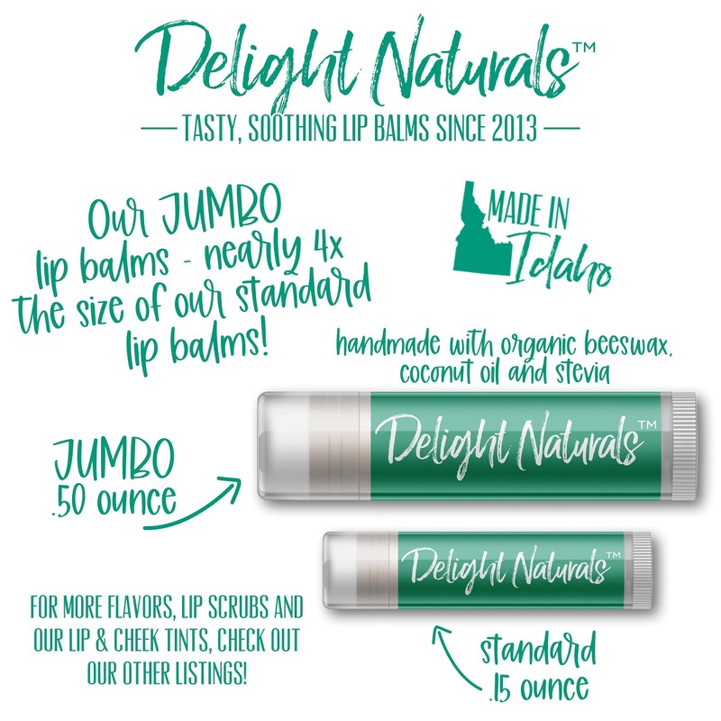 Delight Naturals Jumbo Lip Balm - Cherry Bomb