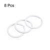 sourcing map Split Keychain Rings, 30mm/1.2inch Round Flat Key Holder