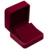Giftop Velvet Earring Gift Boxes Jewelry Box (Red)