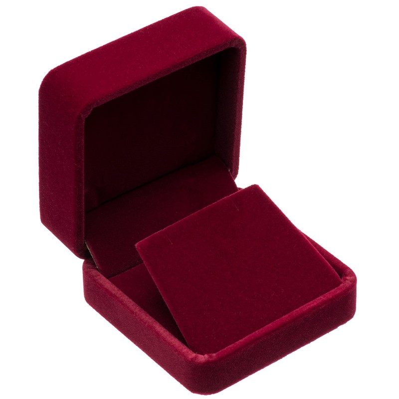 Giftop Velvet Earring Gift Boxes Jewelry Box (Red)