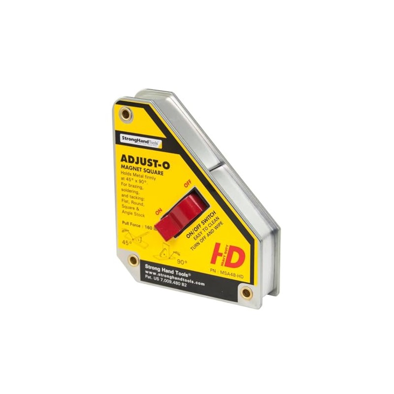 Strong Hand Tools - Str-7089, Heavy Duty, Adjust-O Magnet Square,