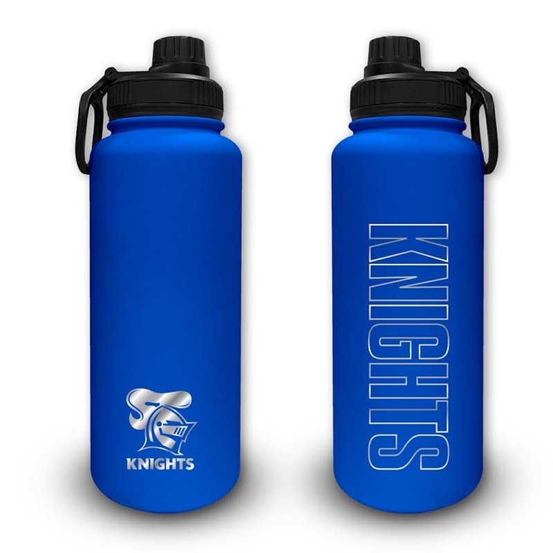 Newcastle Knights NRL Rugby League Stainless Steel 960ml Drink Bottle